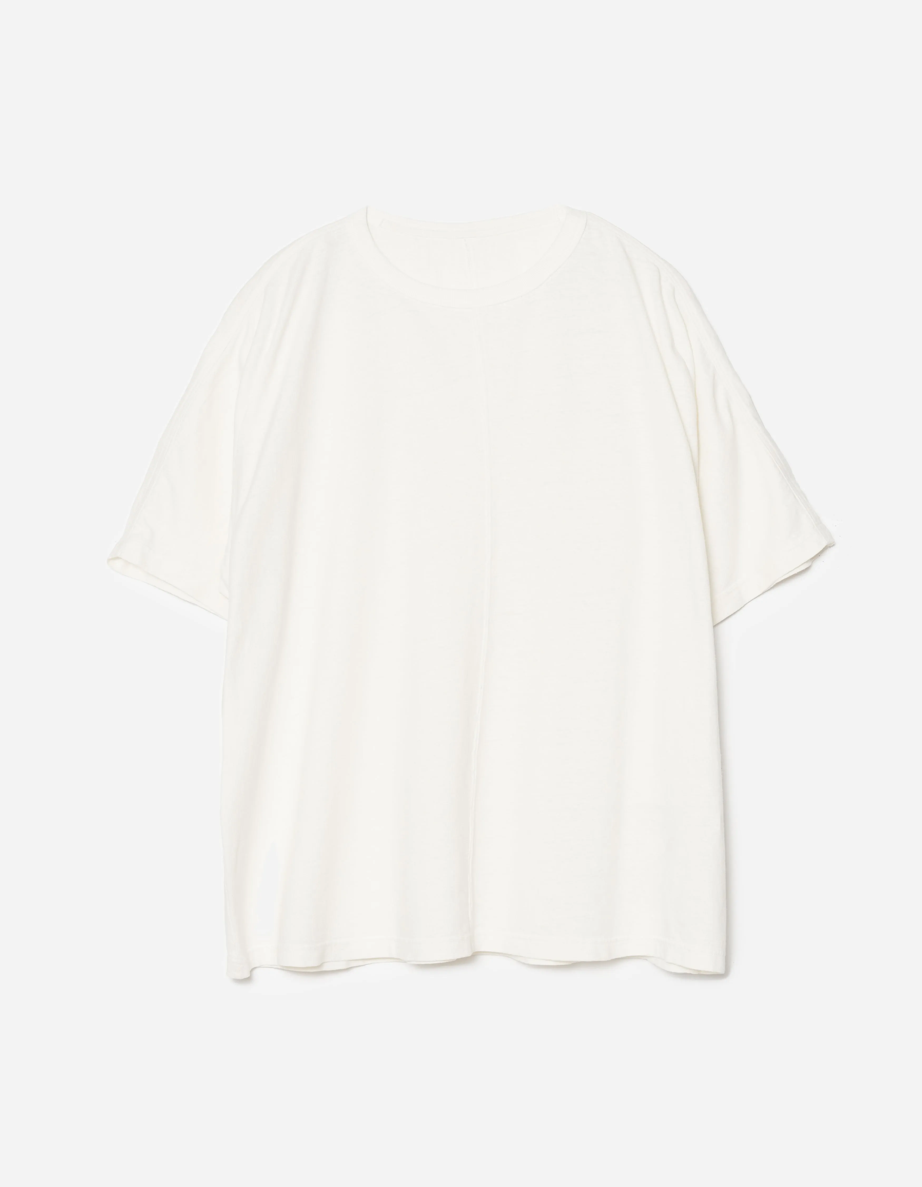 5234 Hemp Cross Oversized T-Shirt White