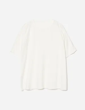 5234 Hemp Cross Oversized T-Shirt White