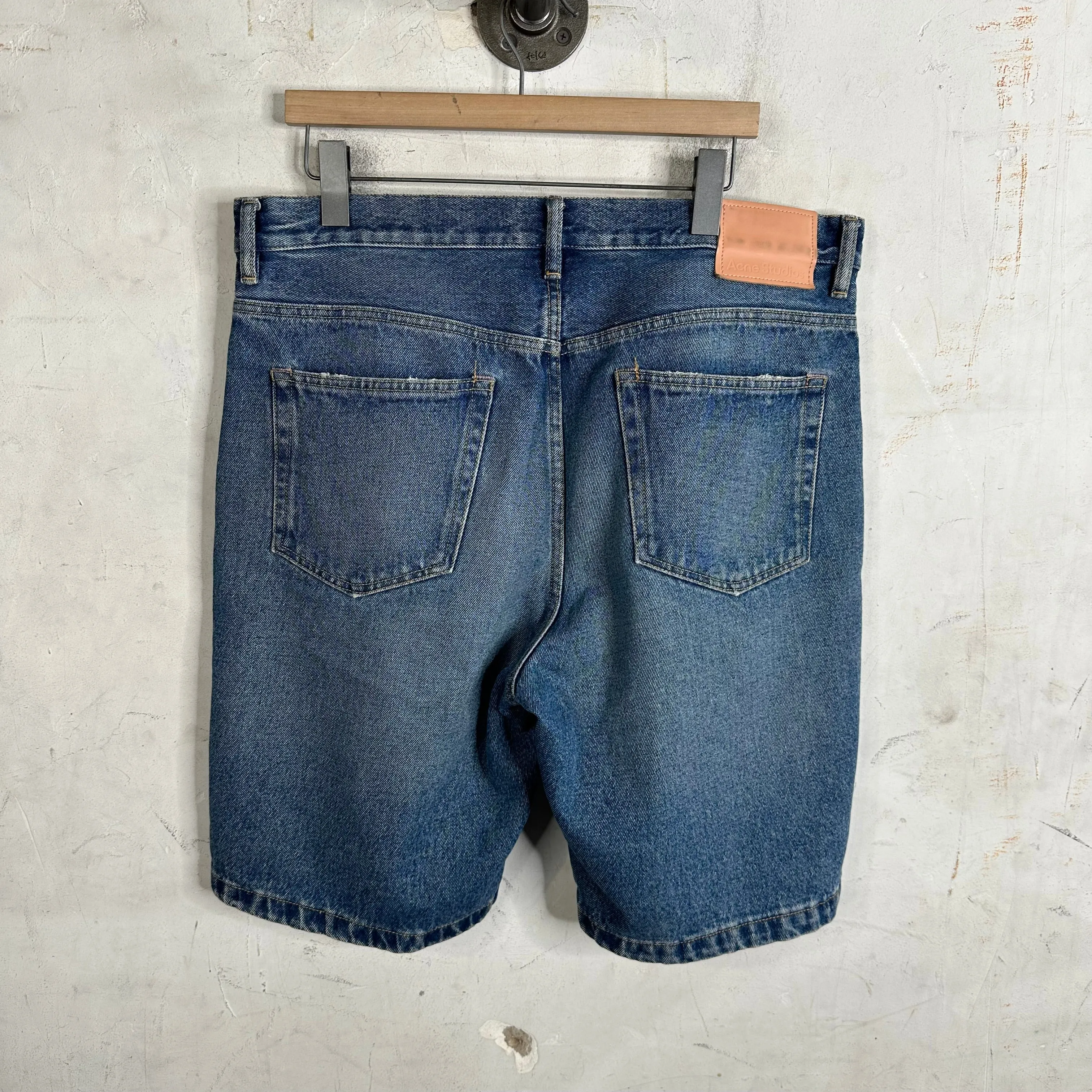 Acne Studios Distressed Denim Shorts
