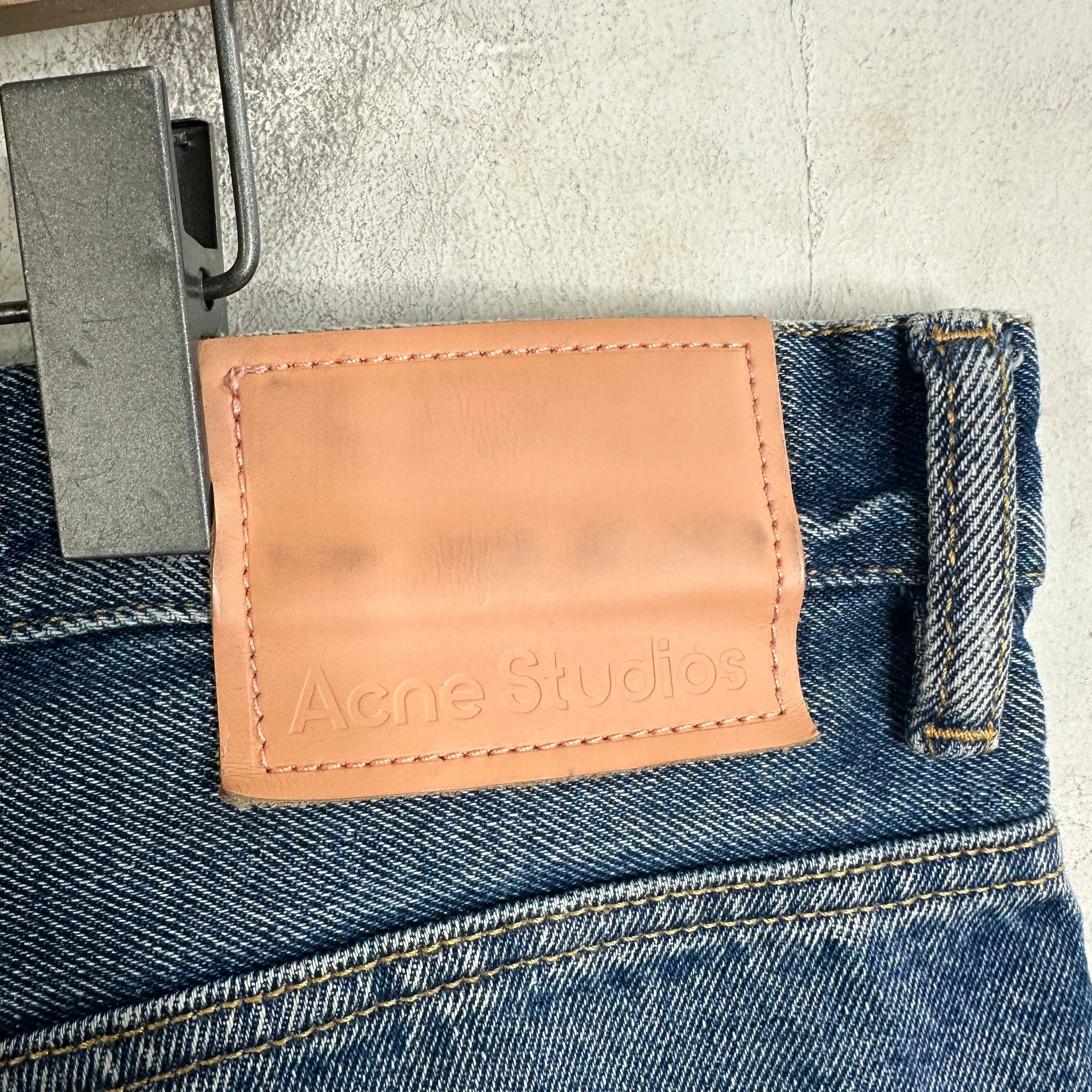 Acne Studios Distressed Denim Shorts