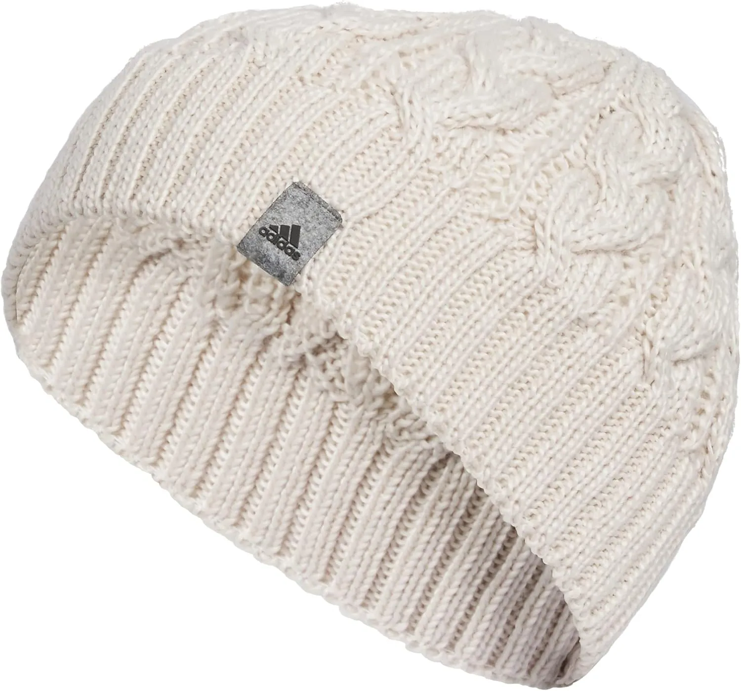 adidas Women's Whittier Beanie, standard fit acrylic knit skull cap/hat for winter