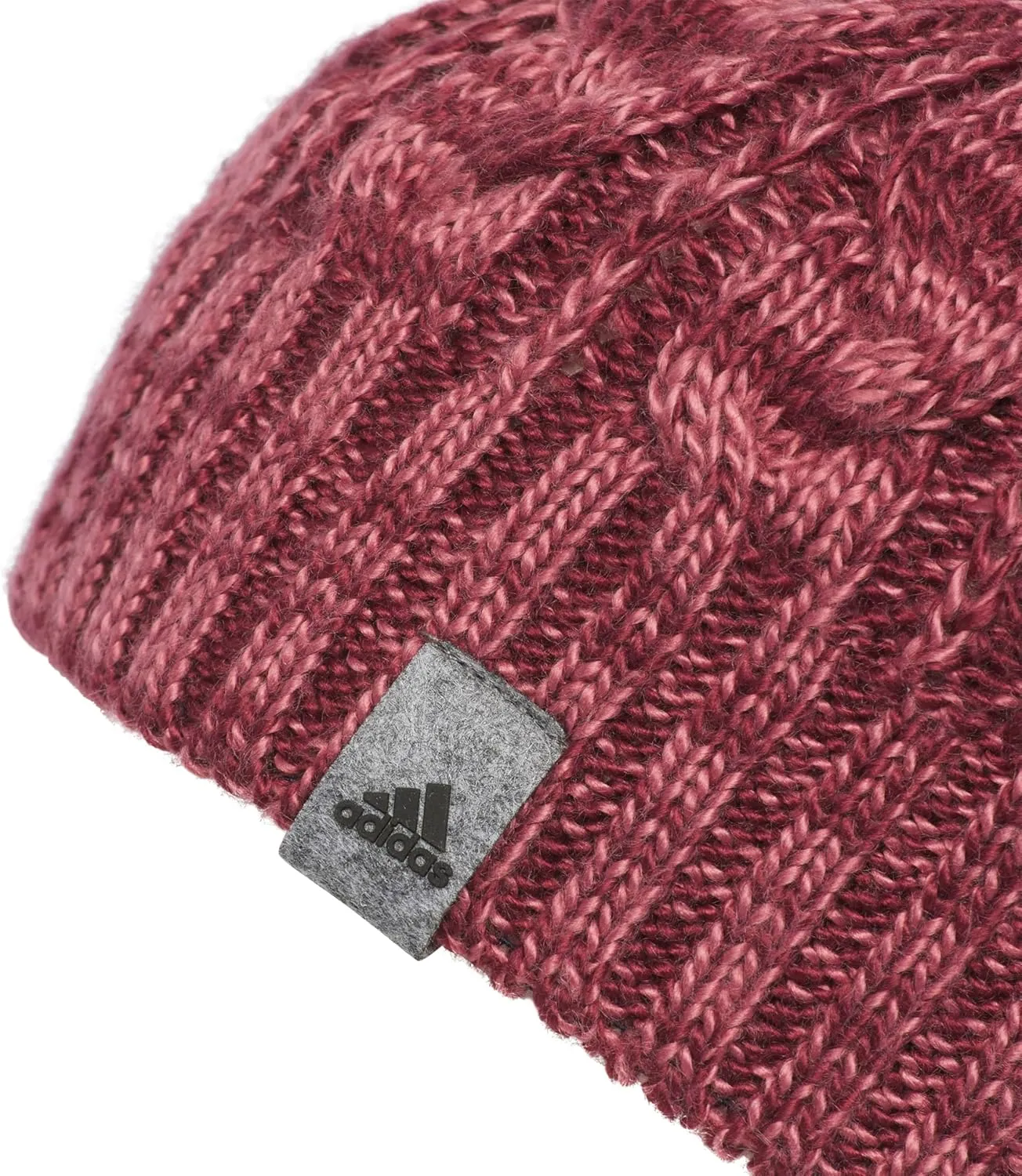 adidas Women's Whittier Beanie, standard fit acrylic knit skull cap/hat for winter