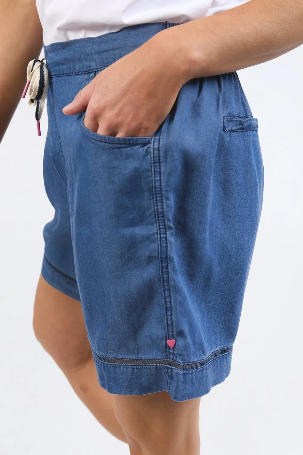 Astrid Chambray Shorts