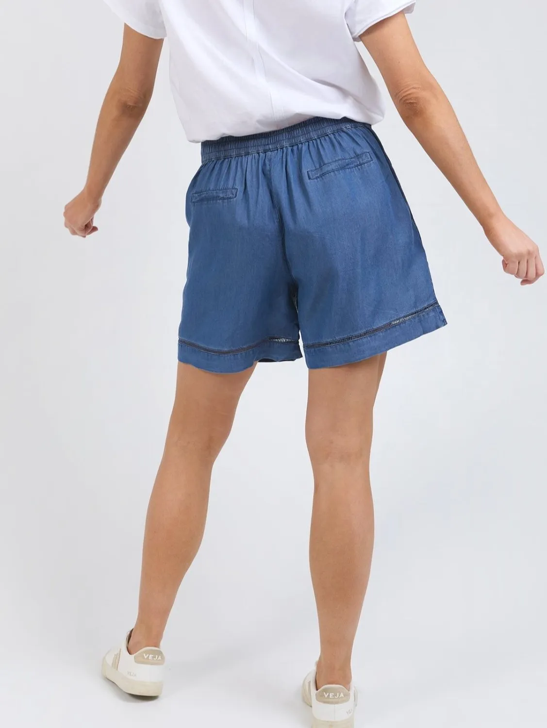 Astrid Chambray Shorts