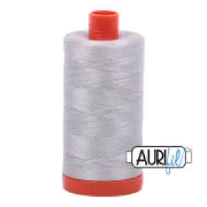 Aurifil Cotton Mako 2615 Aluminium 50wt
