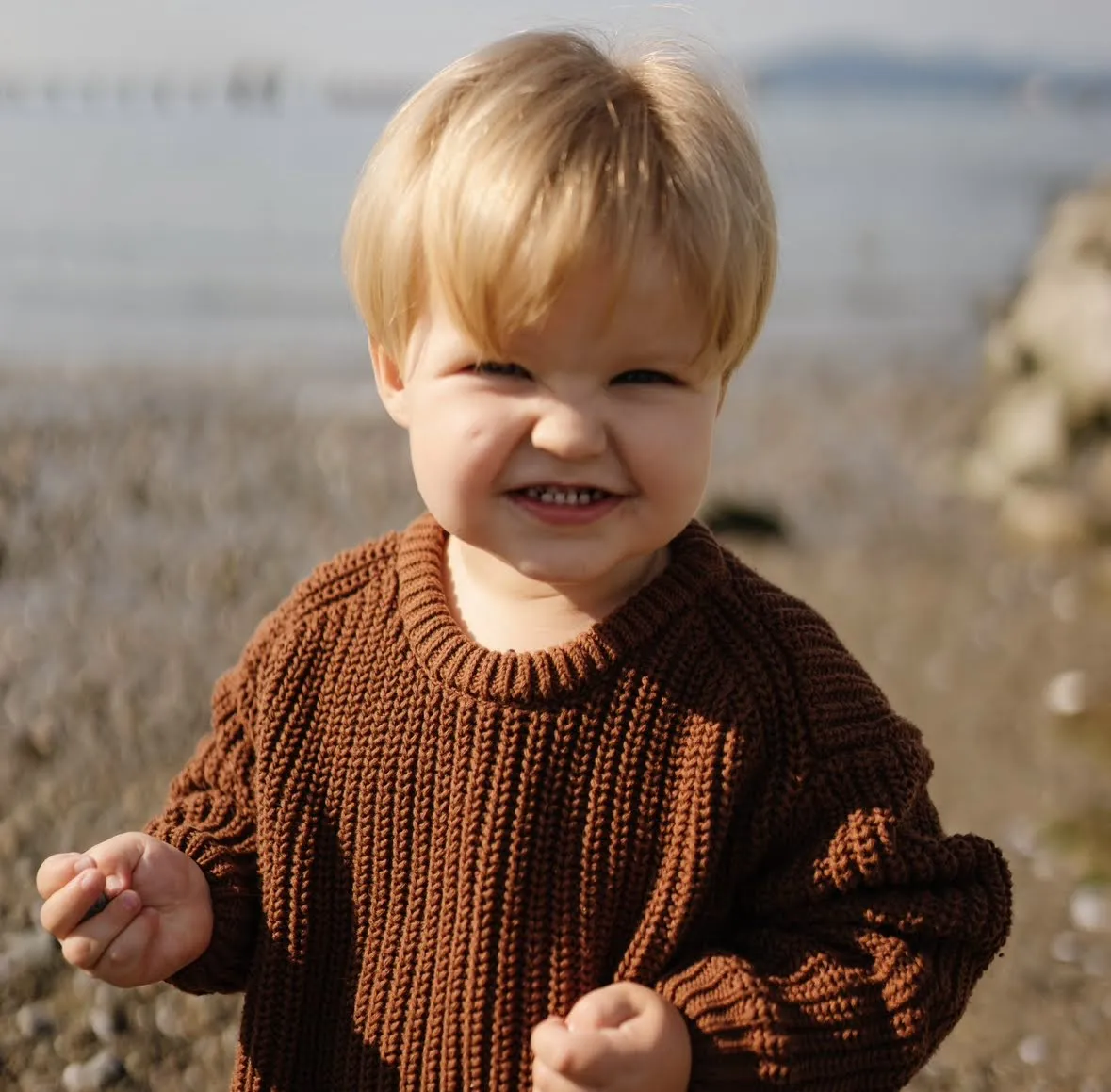 Belan.J Kids Knit Sweater - Ginger