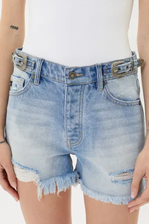 Buckle Up Baby Denim Shorts