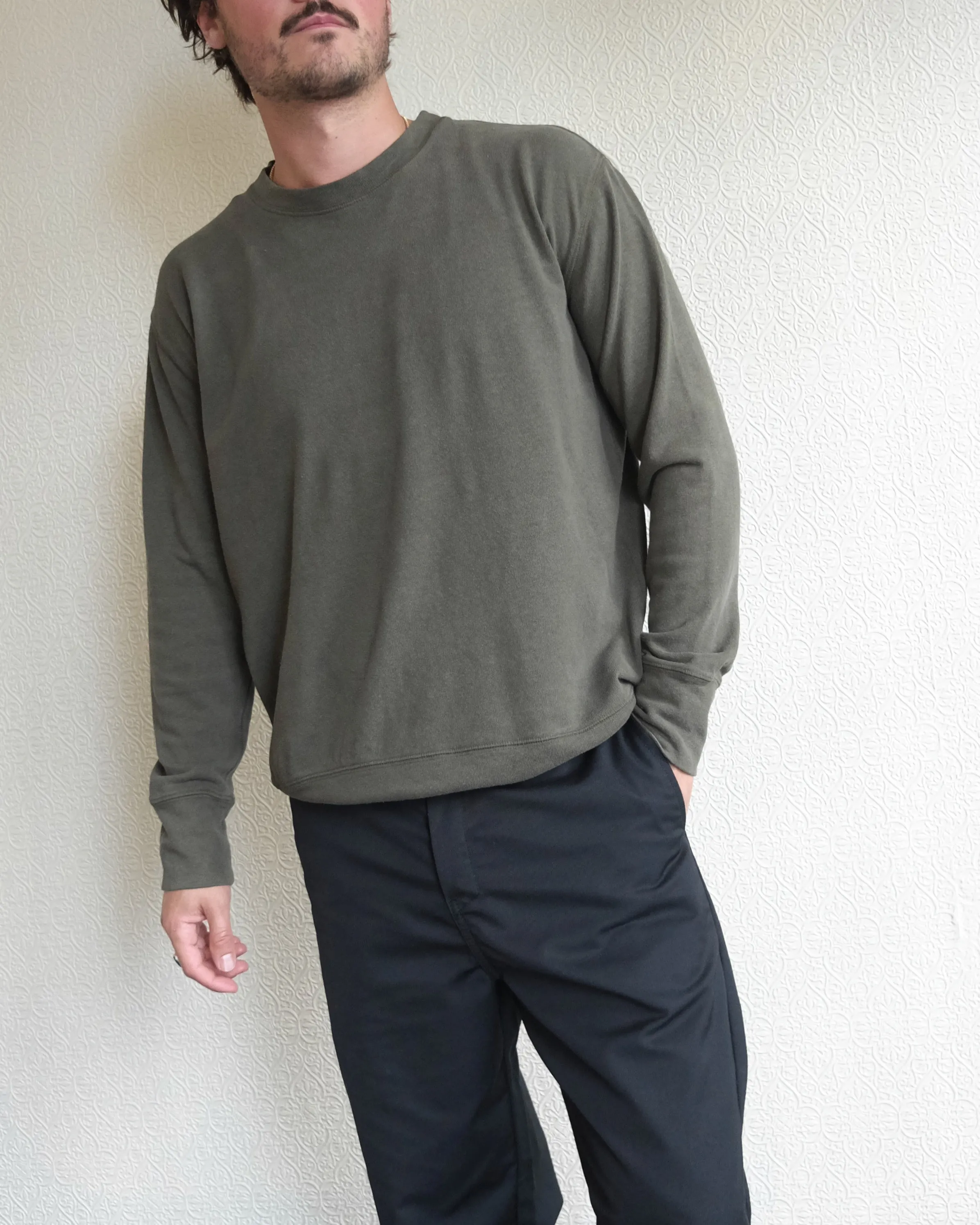 California Pullover, Olive Green