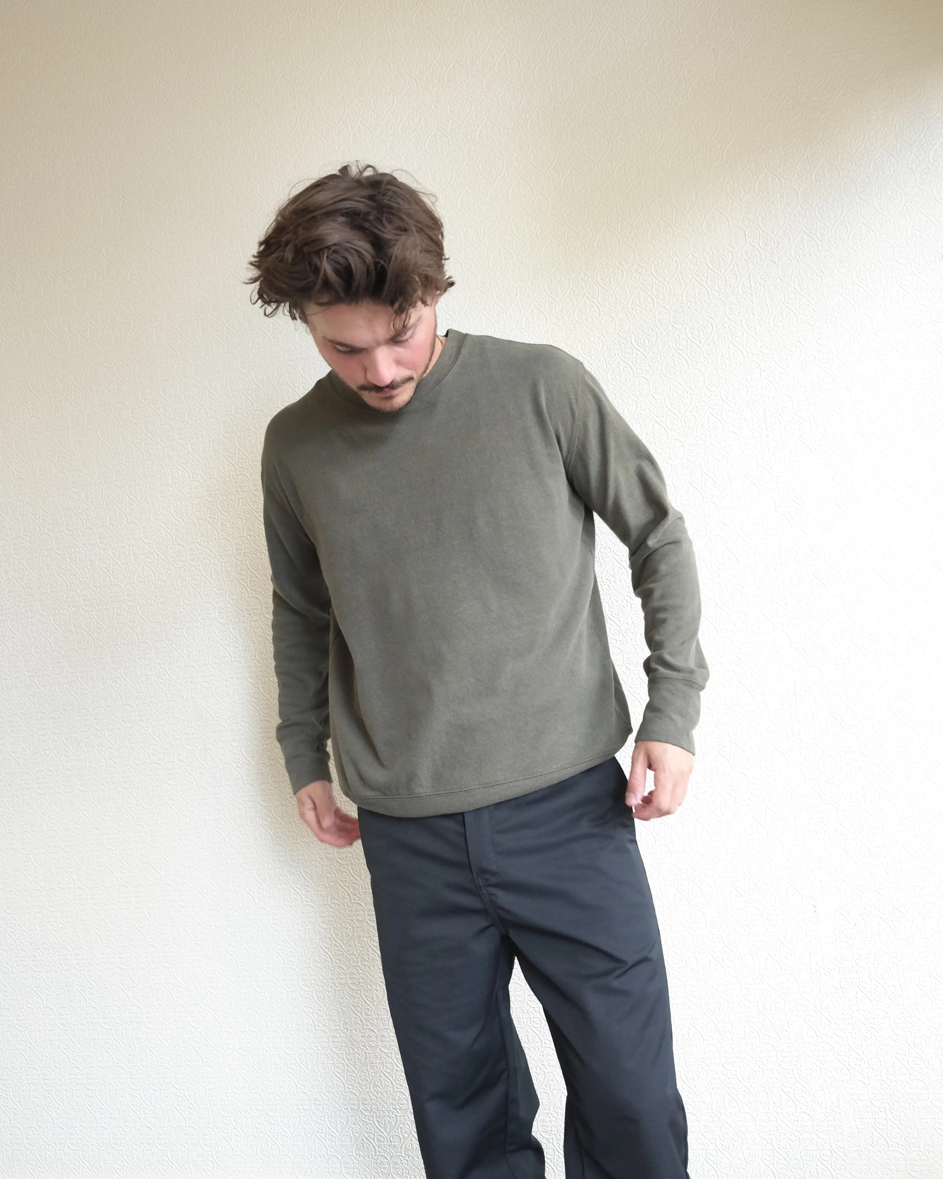 California Pullover, Olive Green