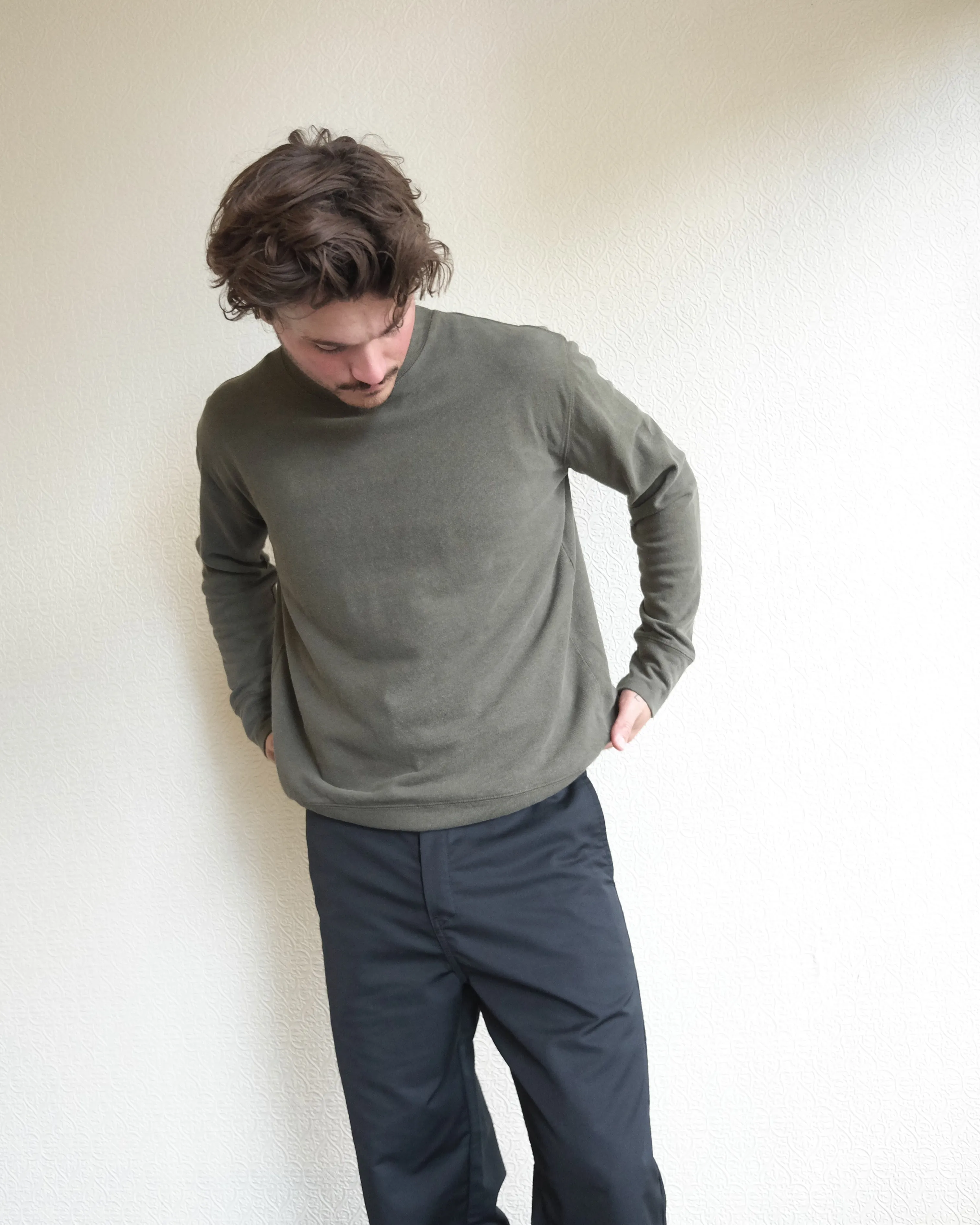 California Pullover, Olive Green