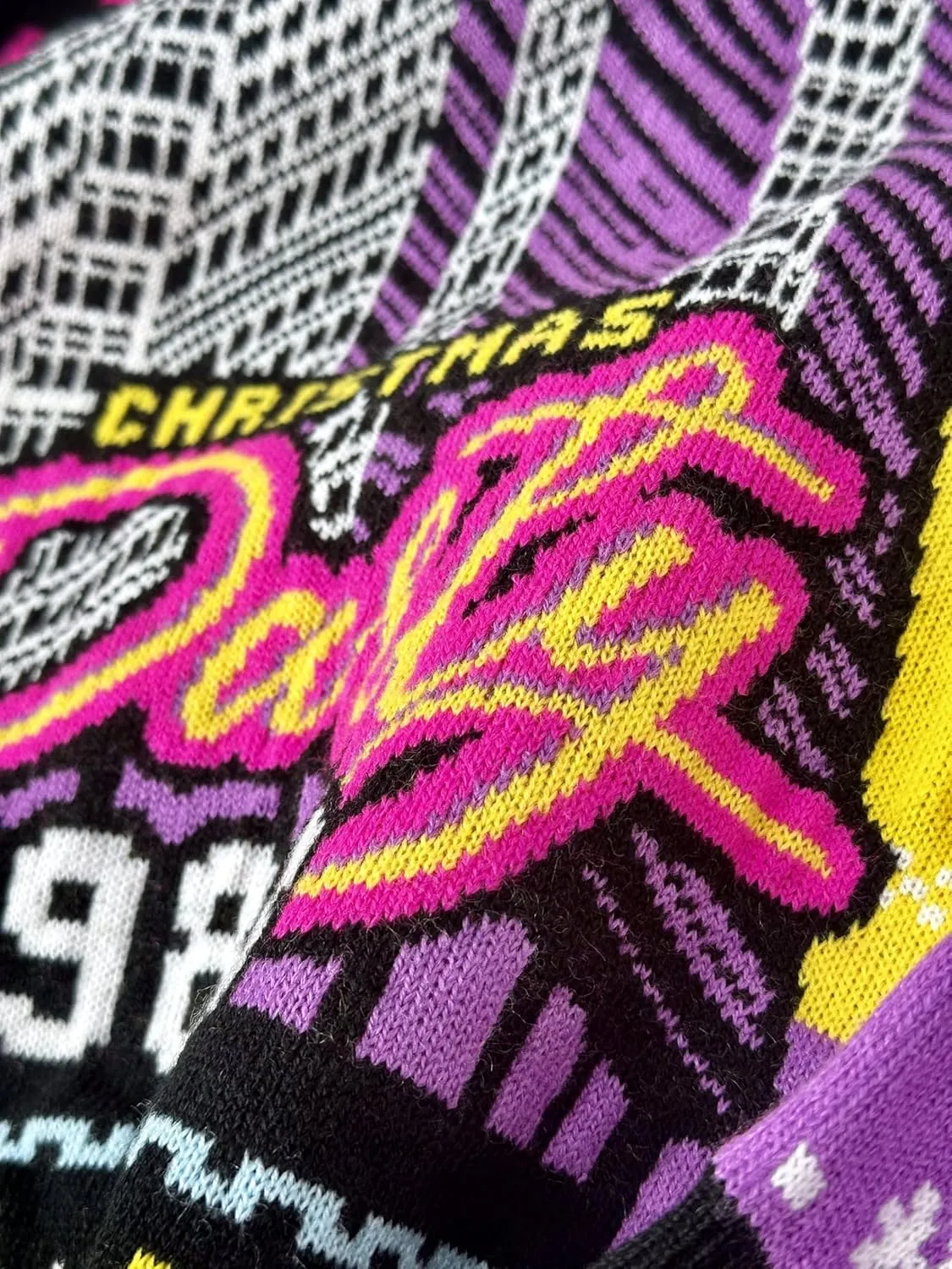Christmas Party 1988 Ugly Sweater - Plaza Ugly Christmas Sweaters - Knitted Unisex Movie Xmas Sweater