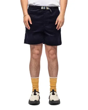 Cord Climber Short Black Smoke