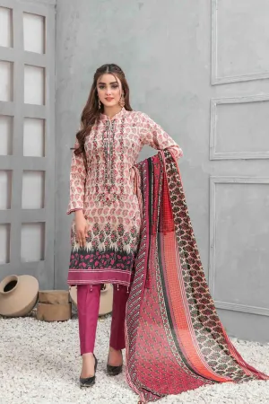 Devina by Tawakkal Stitched 3 Piece Emb Lawn Collection'2023-DVS-8742