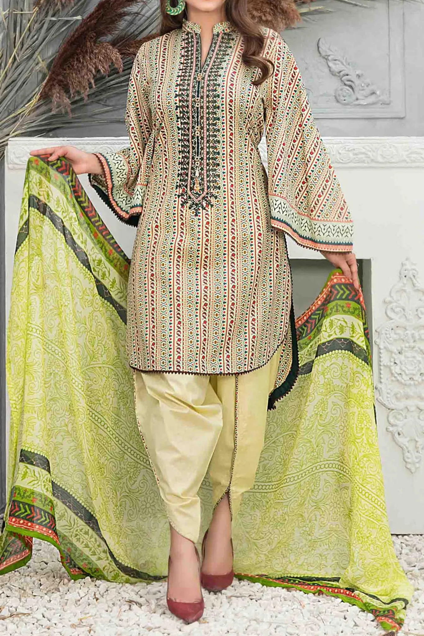 Devina by Tawakkal Unstitched 3 Piece Emb Lawn Collection'2023-DV-8740
