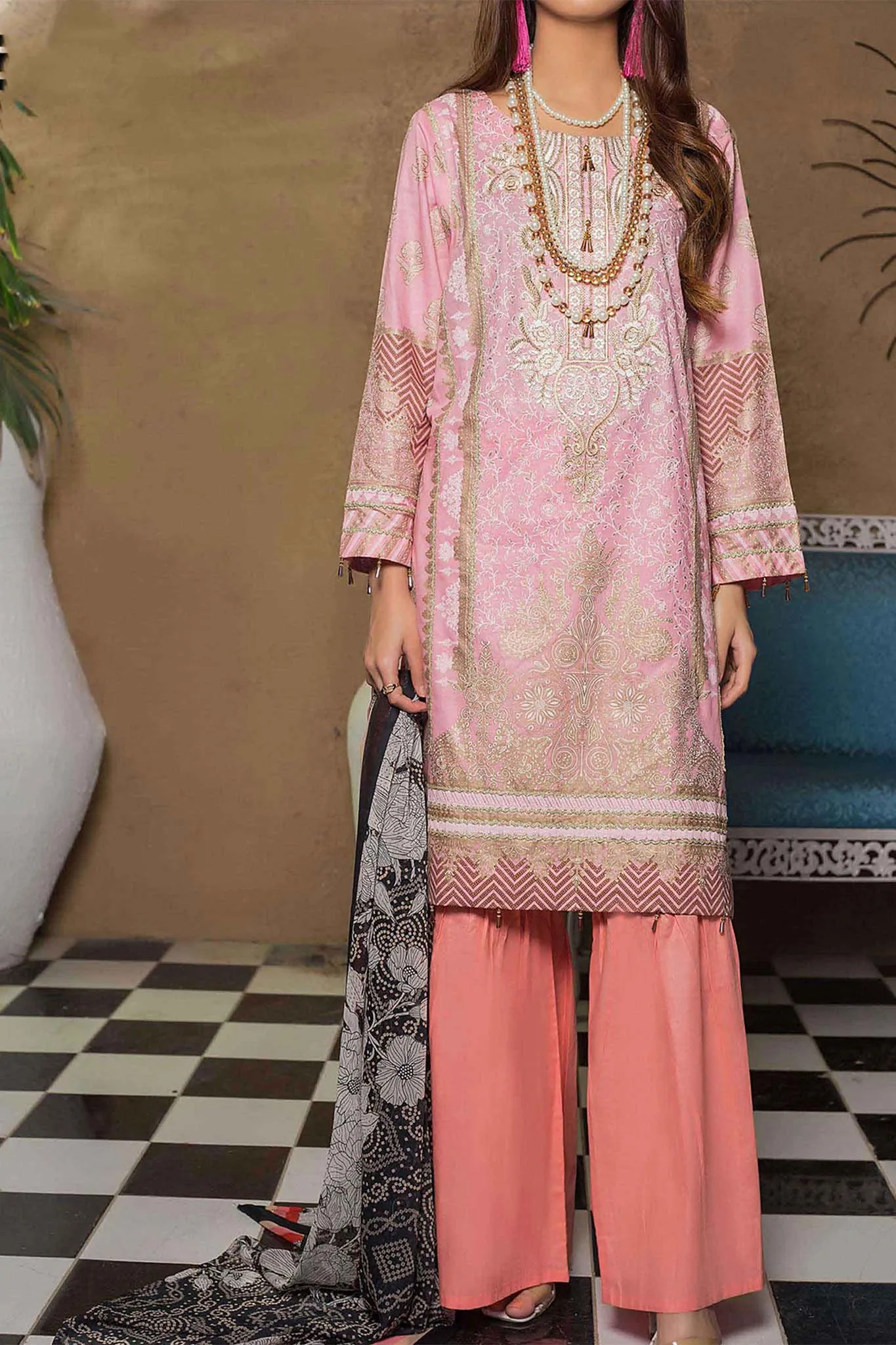 Diva by Amna Khadija Unstitched 3 Piece Lawn Vol-02 Collection'2022-DLV-02