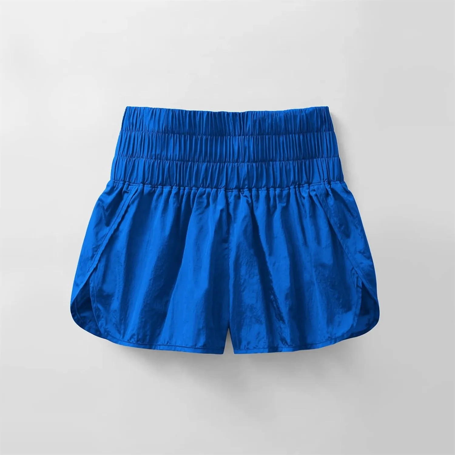 Flowy Shorts for Teen Girls High Waist Smocked Quick Dry Gym Workout Athletic Shorts Preppy Youth Butterfly Shorts