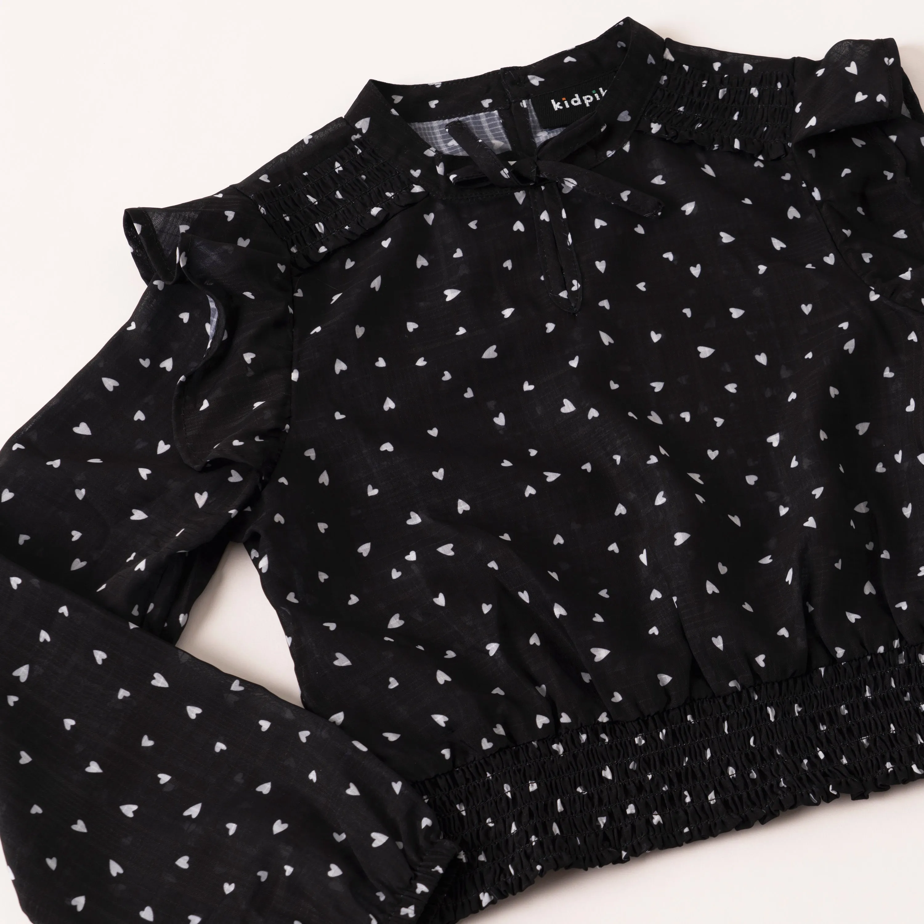 Heart Smocked Top