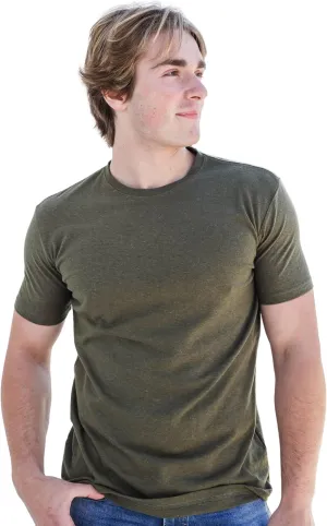 Hemp & Tortoise Men's Hemp T-Shirt  Soft, Durable & Eco-Friendly  55% Hemp, 45% Organic Cotton  Breathable & Long-Lasting