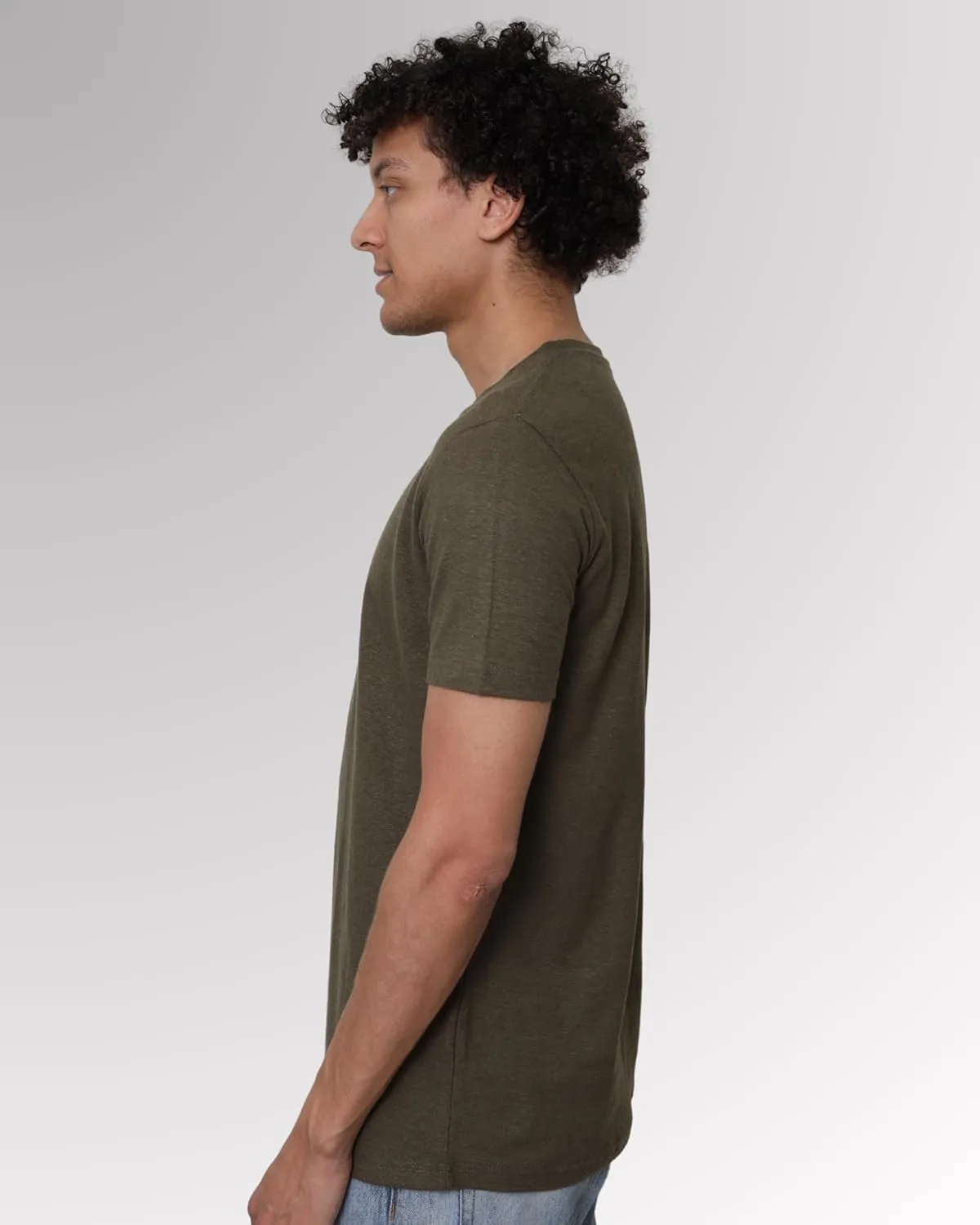 Hemp & Tortoise Men's Hemp T-Shirt  Soft, Durable & Eco-Friendly  55% Hemp, 45% Organic Cotton  Breathable & Long-Lasting