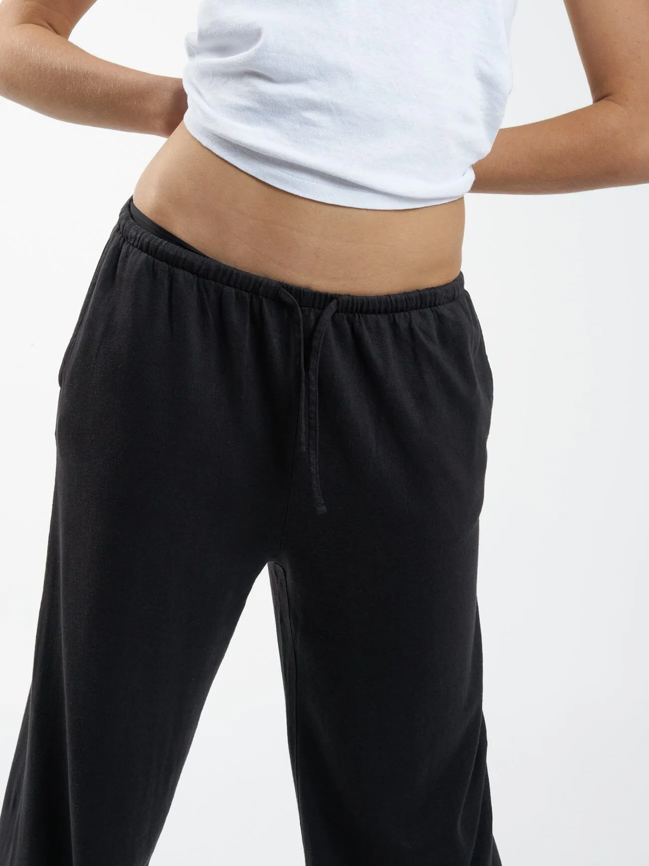 Hemp Relax Pant - Black