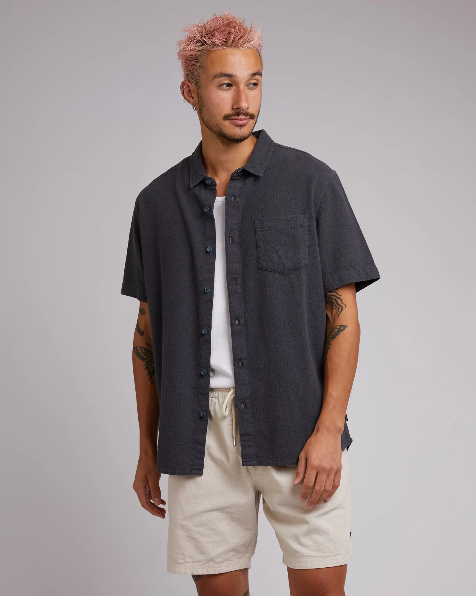 Hemp Shirt Charcoal