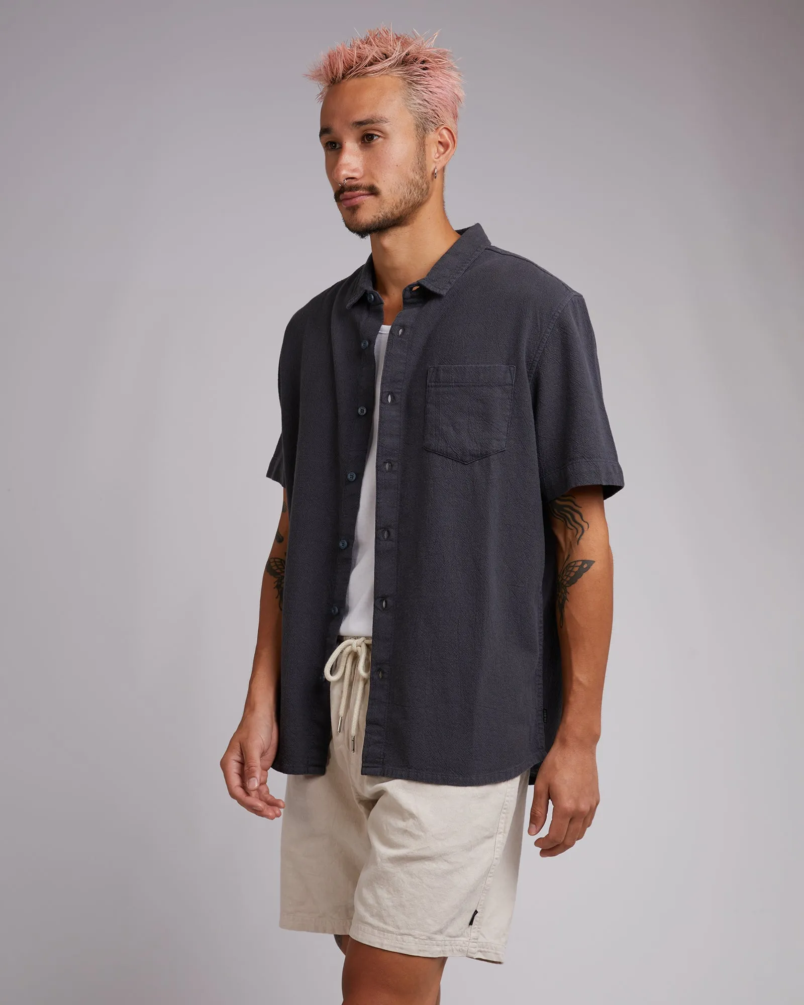 Hemp Shirt Charcoal