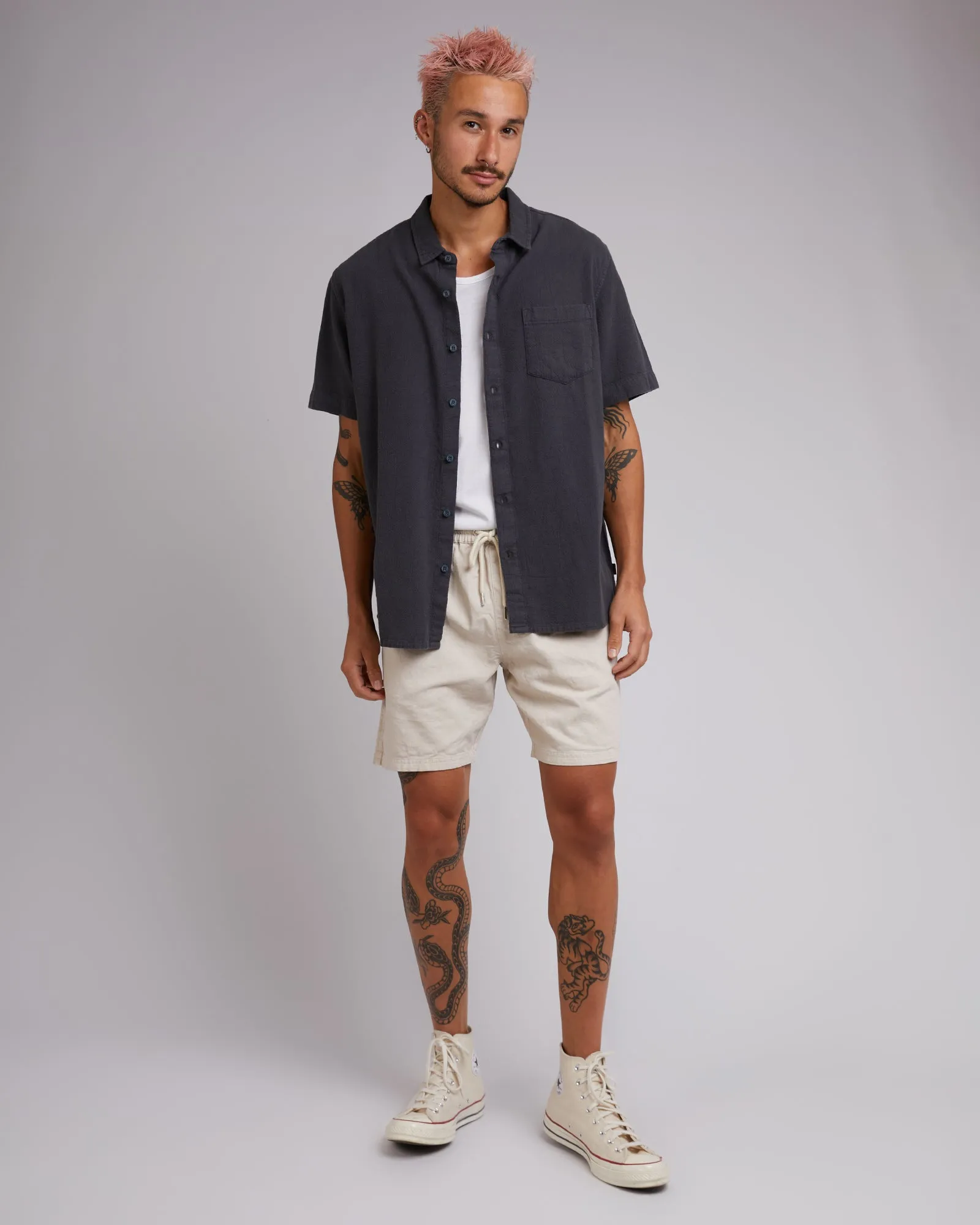Hemp Shirt Charcoal