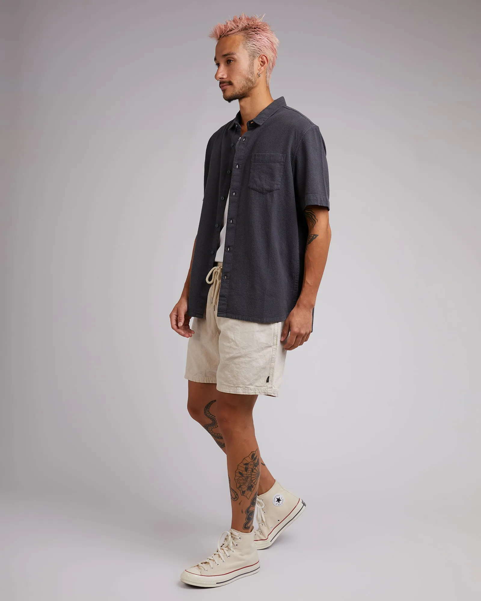 Hemp Shirt Charcoal
