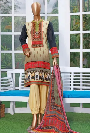 HZ Diamond Supreme Unstitched 3 Piece Lawn Collection'2022-DS-13