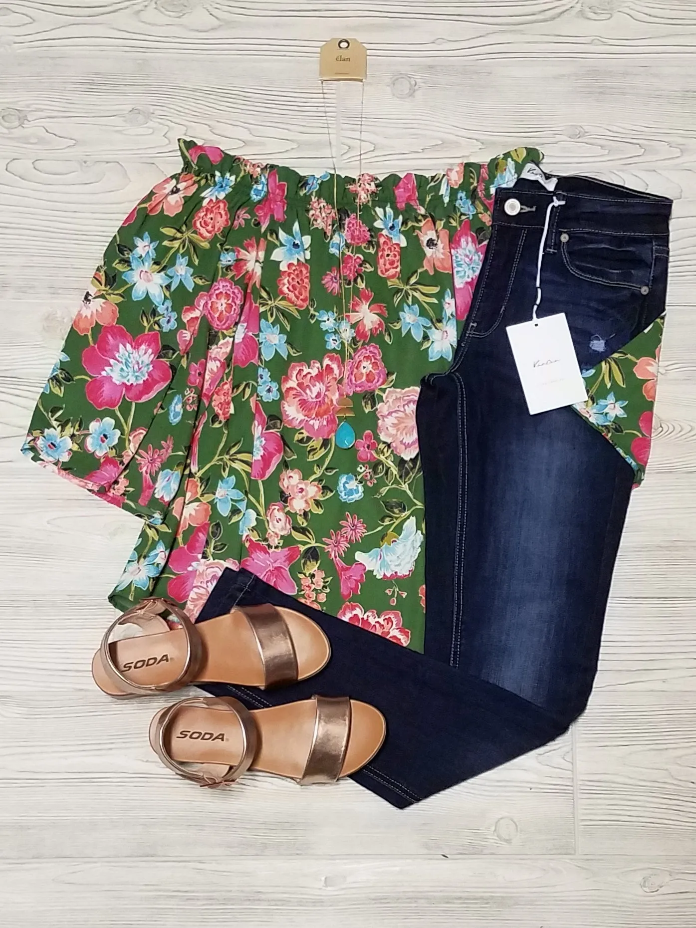 Jaci Floral Off the Shoulder Top