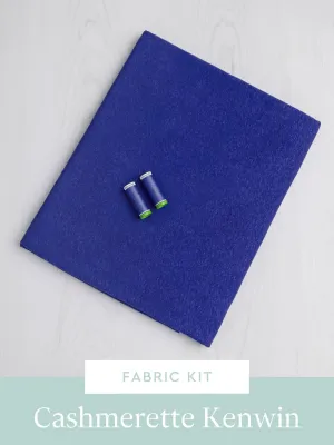 Kenwin T-Shirt Kit | Cobalt Blue Hemp   Organic Cotton Jersey Knit