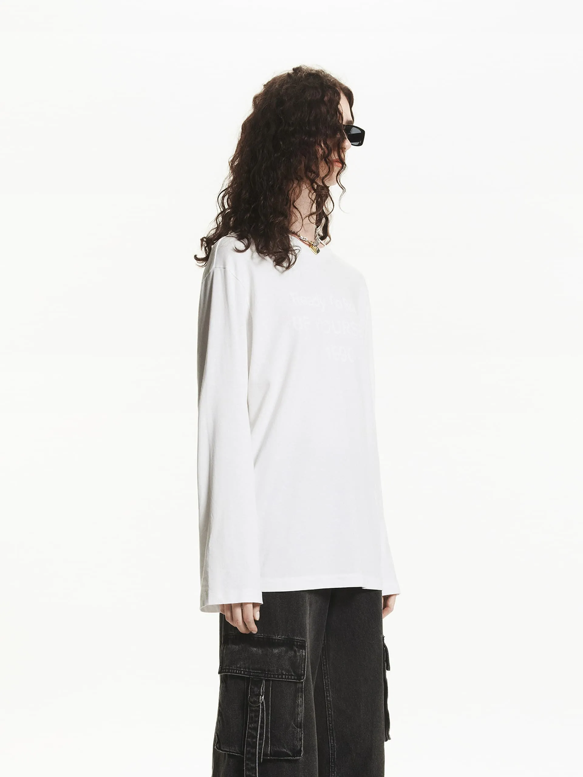 Letter Print Vintage T-shirt