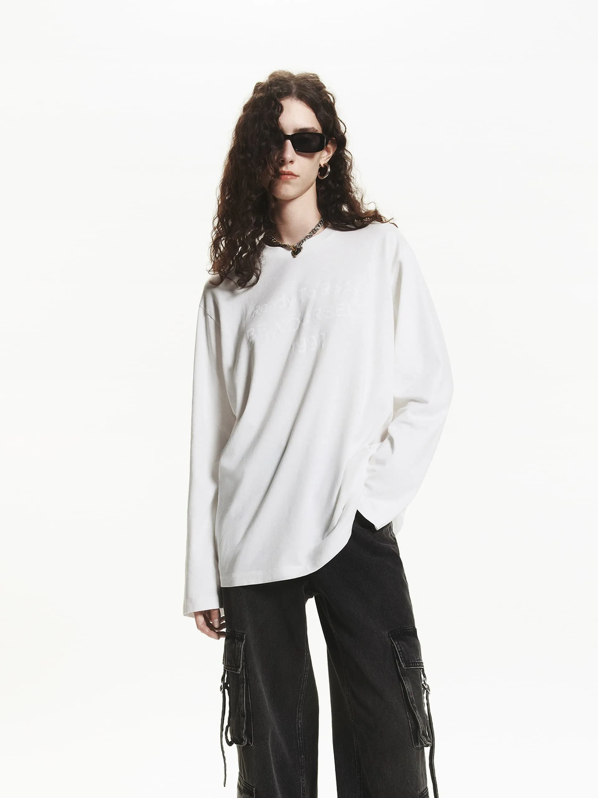 Letter Print Vintage T-shirt