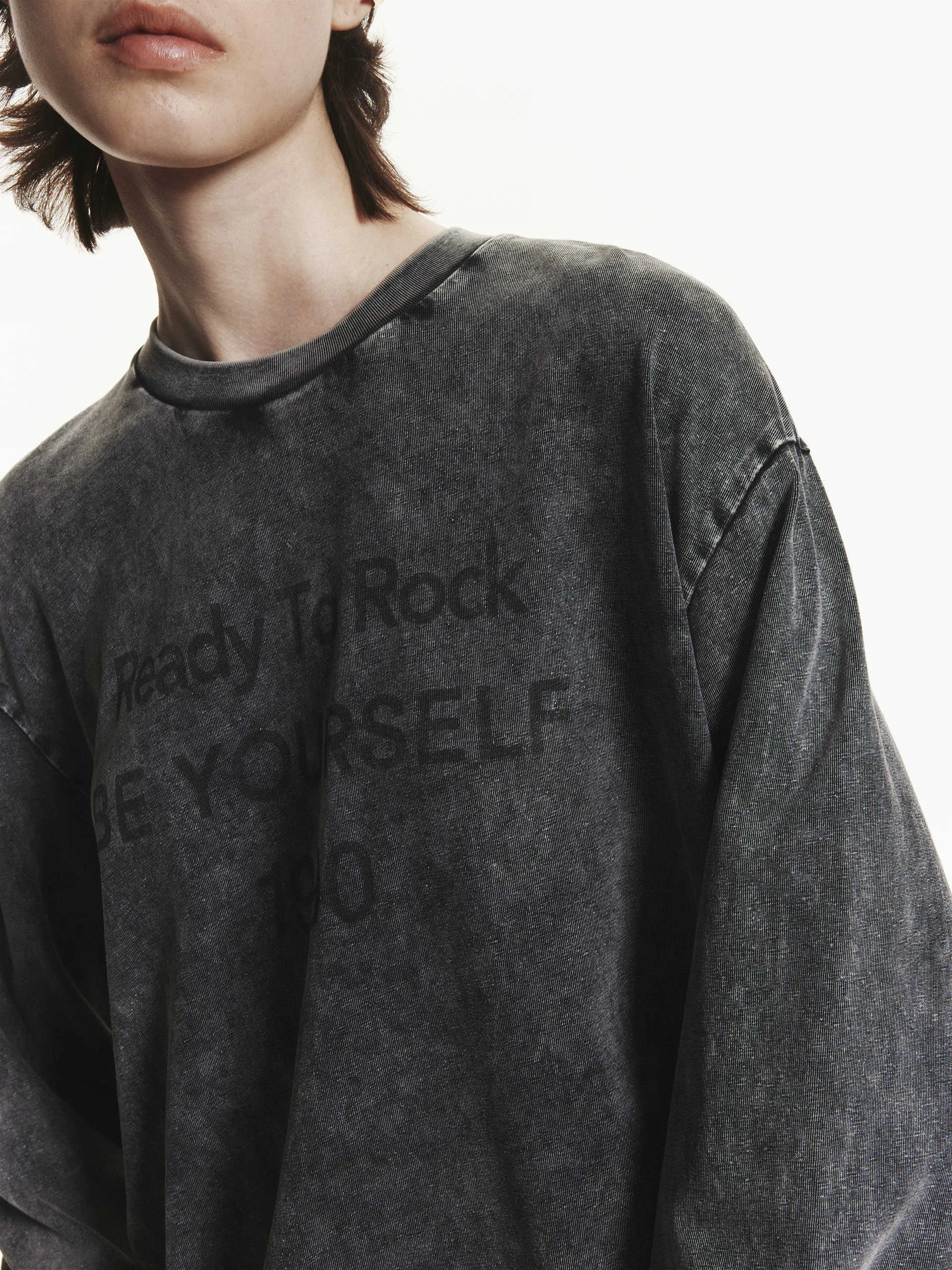 Letter Print Vintage T-shirt