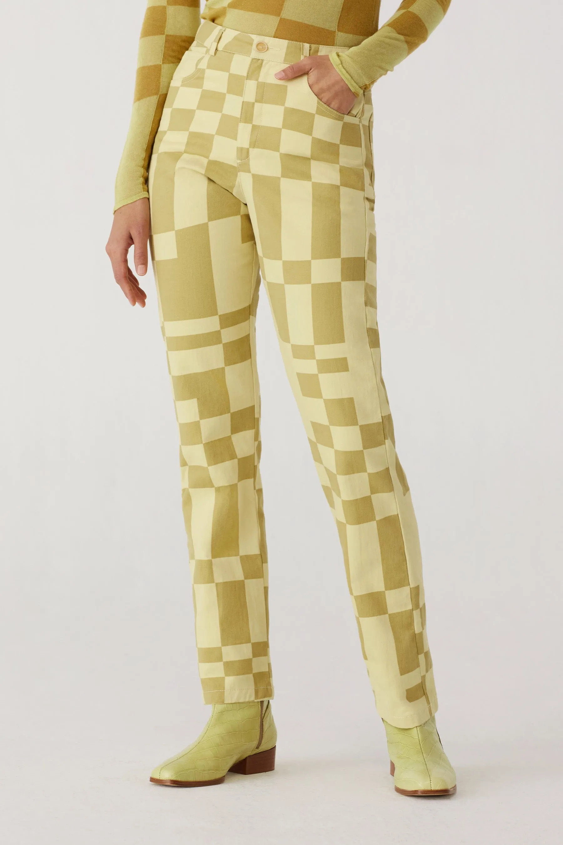 Lime Green Jump Pant
