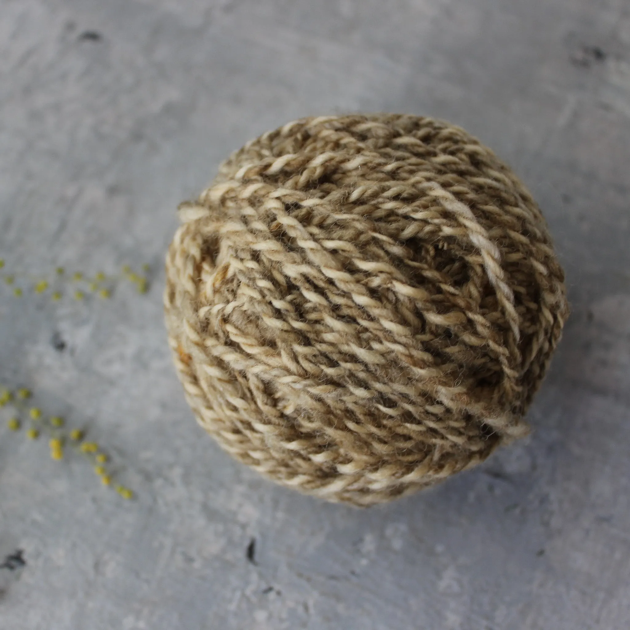 Local Handspun Plant Dyed Yarn Balls