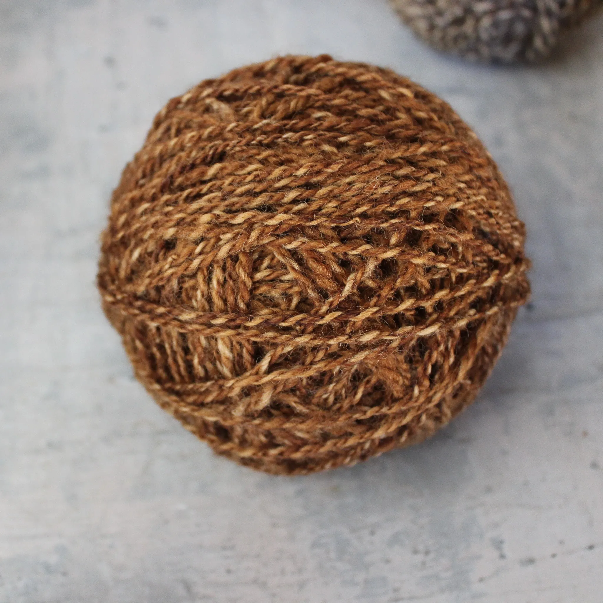 Local Handspun Plant Dyed Yarn Balls