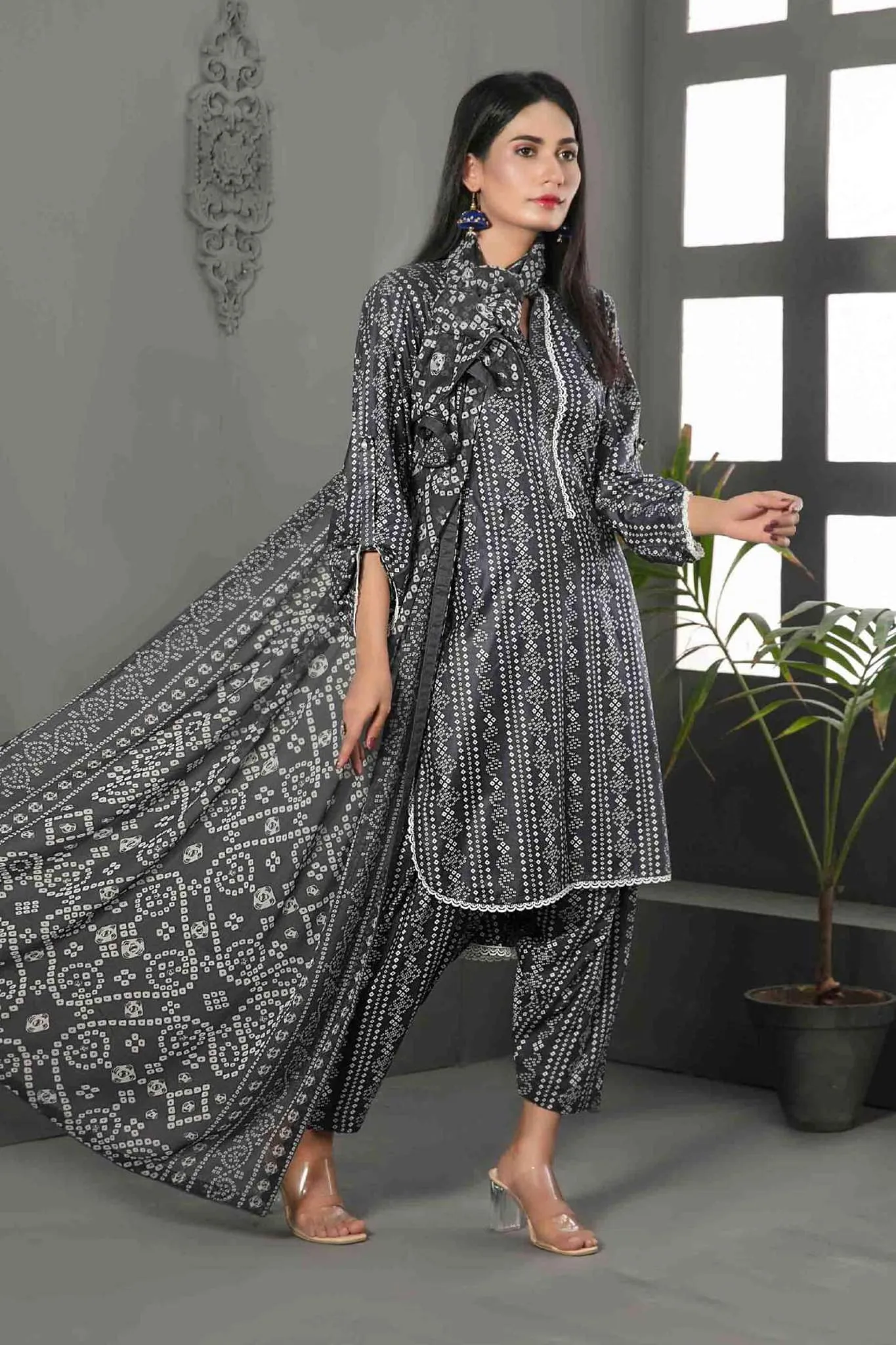 Lyra by Tawakkal Unstitched 3 Piece Digital Print Linen Collection'2022-L-7762