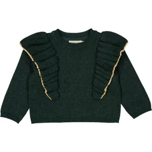MarMar Dark Leaf Glitter Taya Knit