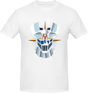 Mazinger Z Merch T-Shirt Trendy Printed Short-Sleeved Men and Women Summer Cool Hip-hop Tops