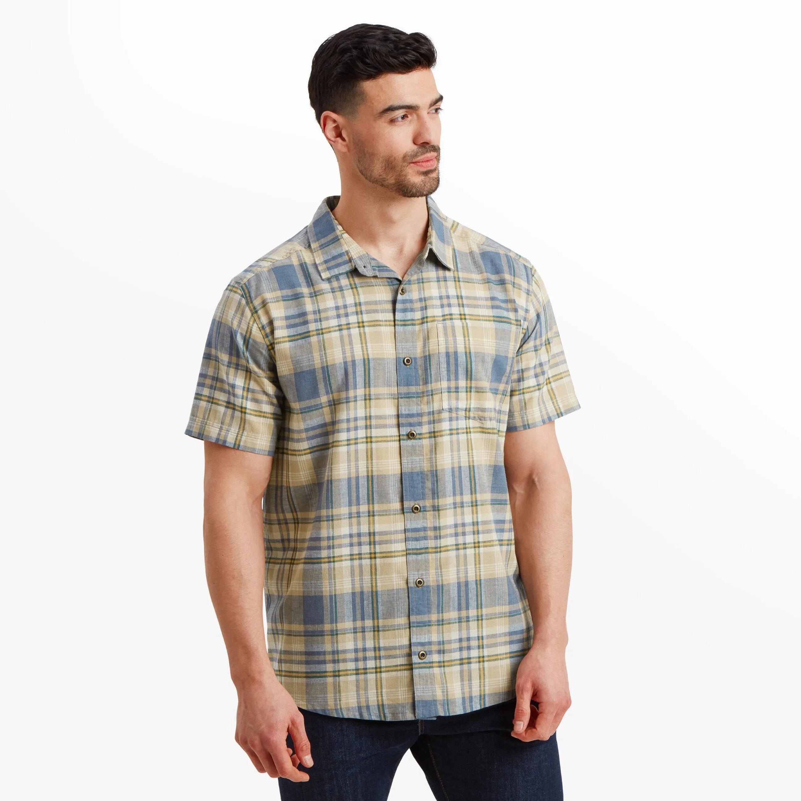 Men's Hosh Plaid SS Shirt