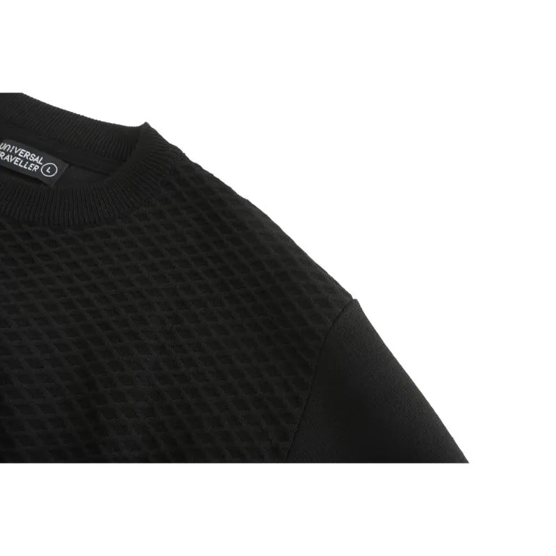 Menäó»s Waffle Crew Neck Knitted Sweater