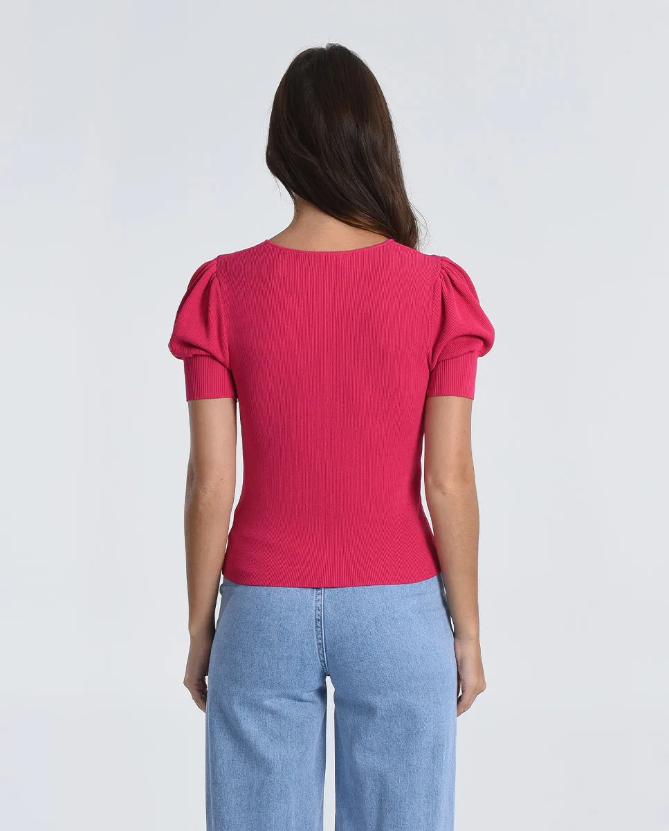 Molly Bracken Toya Knitted Sweater Top