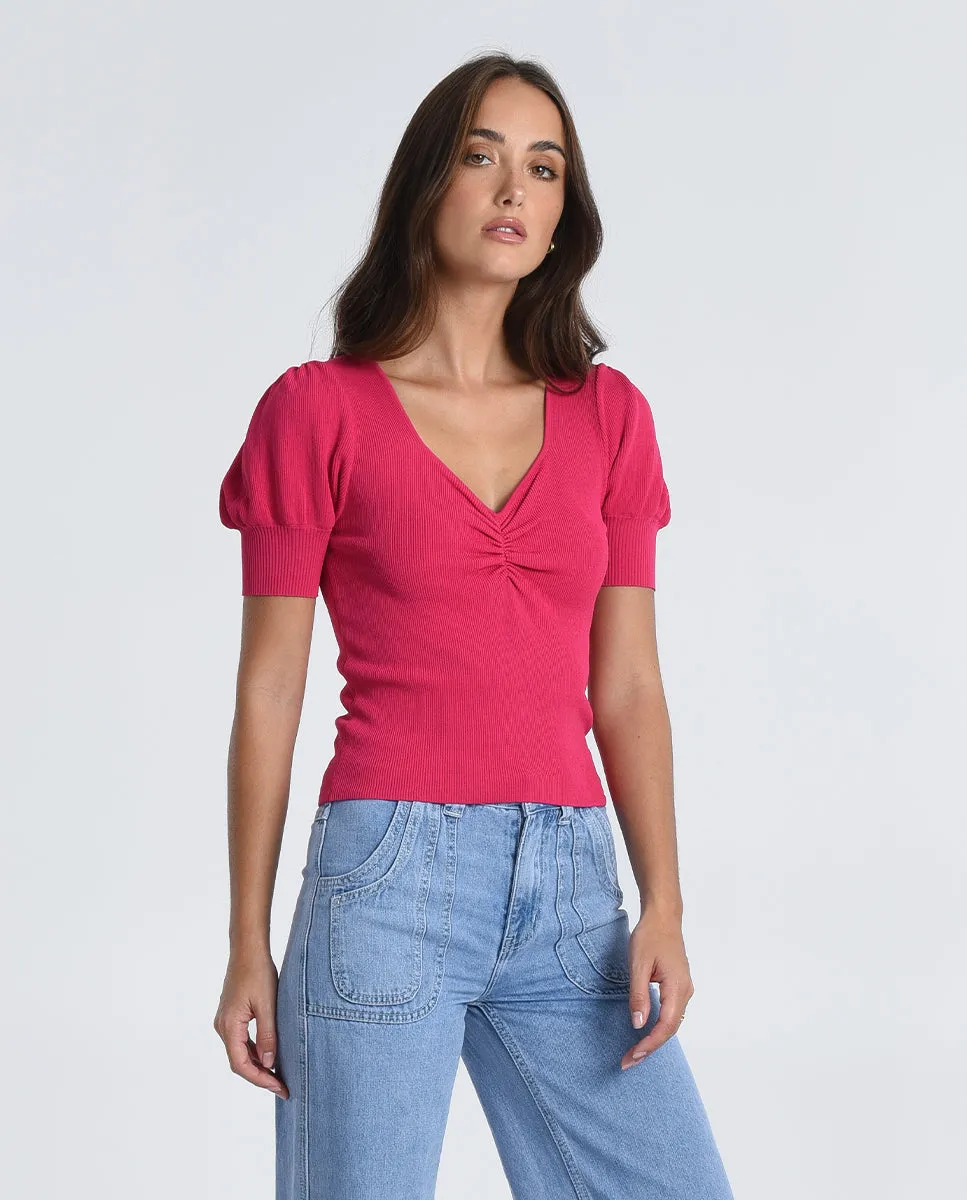 Molly Bracken Toya Knitted Sweater Top