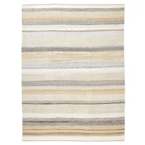 Multicolored Flatweave Hemp Rug - 8'1" x 10'1"
