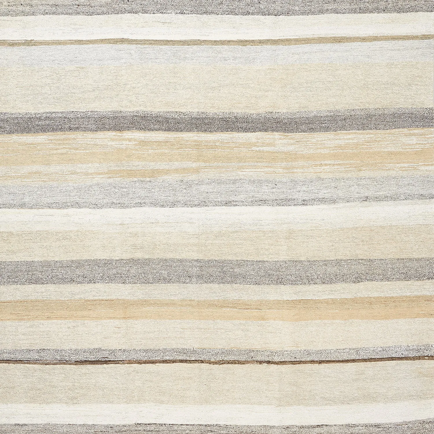 Multicolored Flatweave Hemp Rug - 8'1" x 10'1"