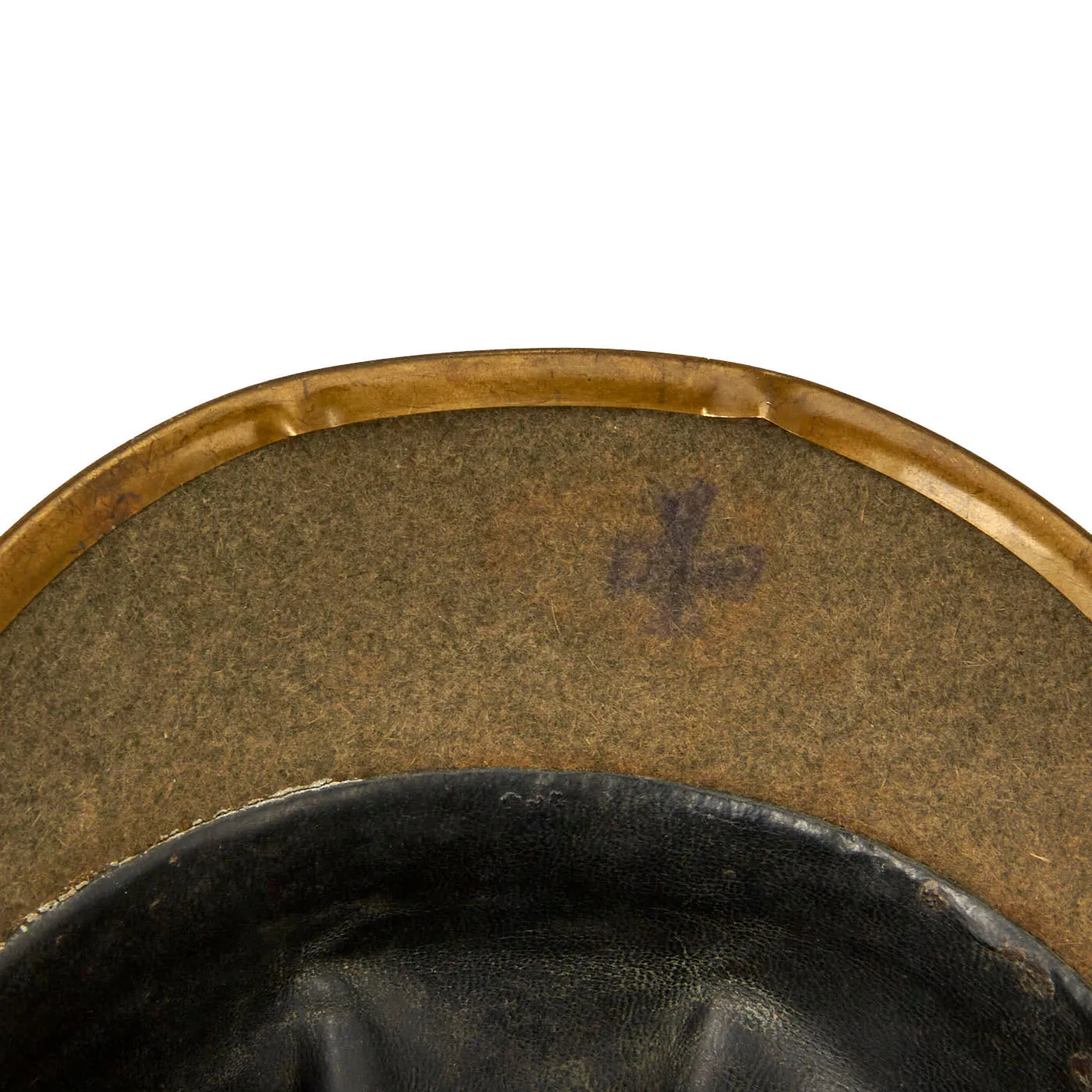 Original Imperial German WWI Bavarian M1895 Infantry Ersatz Felt Pickelhaube Spiked Helmet - Filzhelm