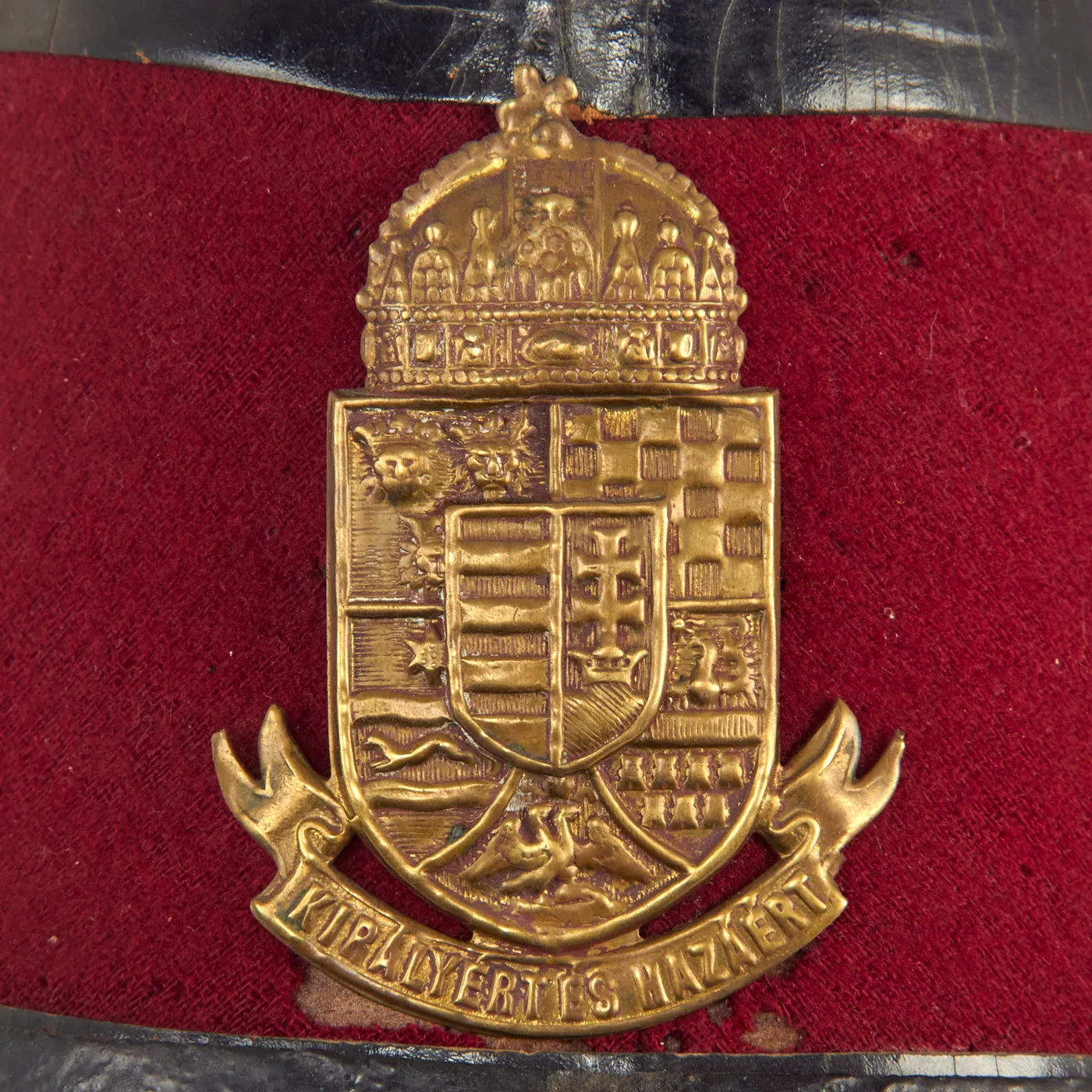 Original Pre WWI Royal Hungarian Honvéd Enlisted Shako