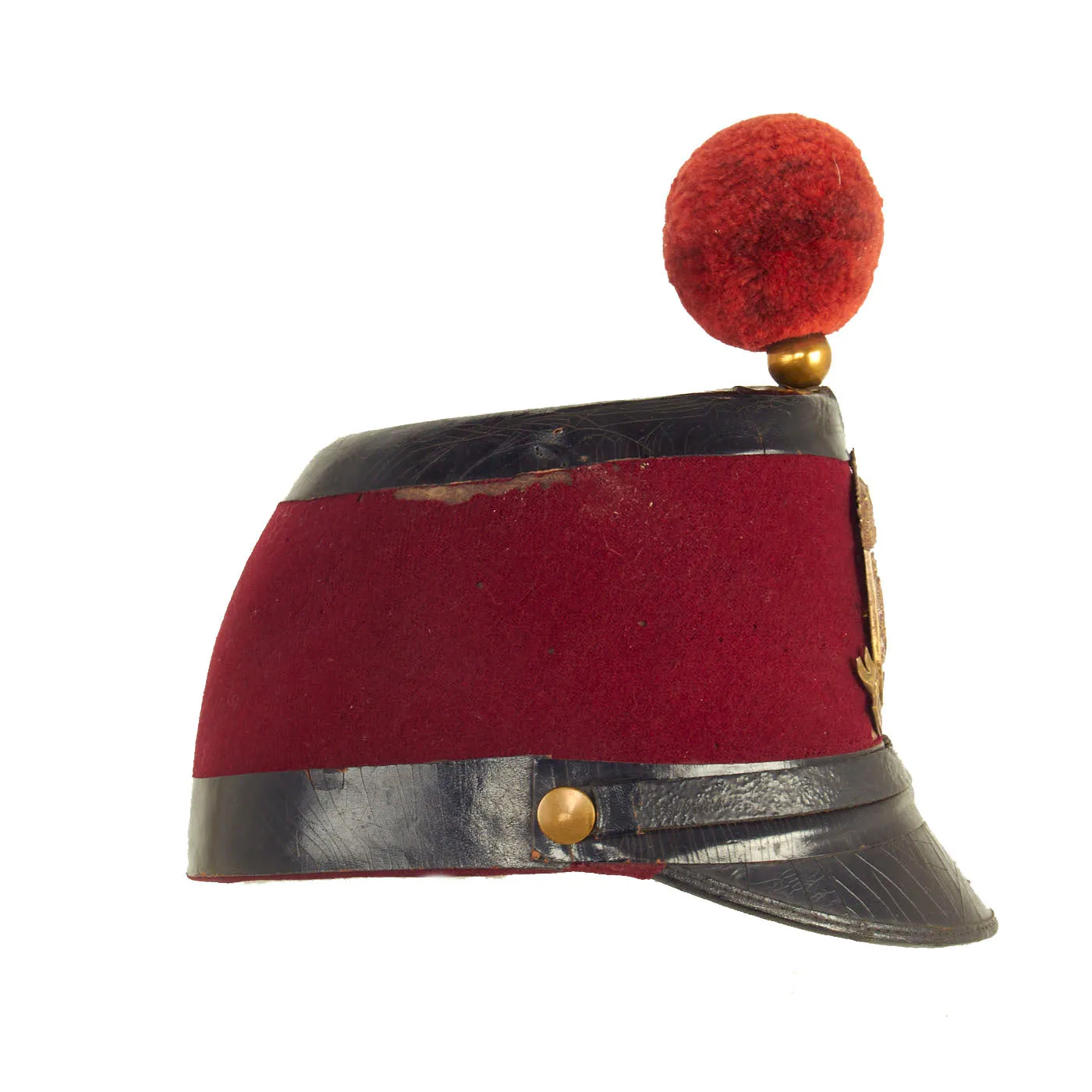 Original Pre WWI Royal Hungarian Honvéd Enlisted Shako