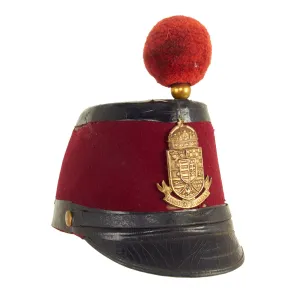 Original Pre WWI Royal Hungarian Honvéd Enlisted Shako